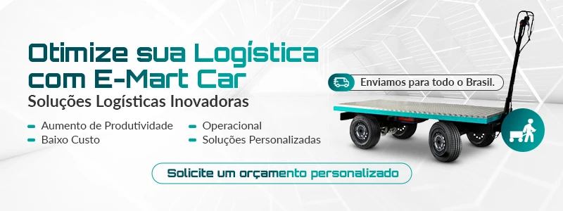 Otimize sua logística com E-Mart Car, soluções logísticas inovadoras para aumento de produtividade e baixo custo.
